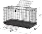 MidWest Homes for Pets Medium Wabbitat Rabbit Cage, Grid Mesh Floor, Removable Tray, Top & Front Door Access, Rust Resistant Finish, No Tools Required - Image 4
