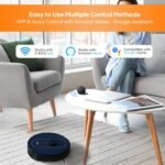 Robot Vacuum and Mop: 5000Pa Robotic Vacuum Self Emptying for 60 Days Hands-Free Cleaning, Self-Charging LiDAR Robot Vacuum Cleaner Alexa/APP Control for Hard Floor, Carpet, Pet Hair - Image 6