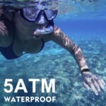 Fitness Trackers, 1.47 Inch Smartwatch, Touchscreen Activity Tracker with Thin Smartband Design, 5ATM Waterproof Fitness Watch Blood Oxygen Heart Rate Monitor for Android/iOS (Light Grey) - Image 5