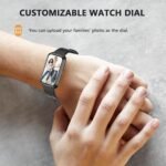 Fitness Trackers, 1.47 Inch Smartwatch, Touchscreen Activity Tracker with Thin Smartband Design, 5ATM Waterproof Fitness Watch Blood Oxygen Heart Rate Monitor for Android/iOS (Light Grey) - Image 6