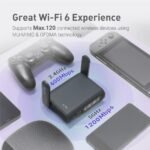 GL.iNet GL-AXT1800 (Slate AX) Portable Travel Router, Pocket Wi-Fi 6 Wireless Internet Router, Portable VPN Routers WiFi for Travel, Public Computer Routers, Business, Moblie/RV/Cruise/Plane - Image 3