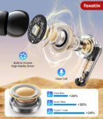 Ear Buds Wireless Earbuds - Bluetooth 5.3 Headphones (48H Playback) Built in Mic with LED Display Charging Case, IP7 Waterproof Earphone for iPhone Andriod Phones Laptop Sports Workout - Image 4