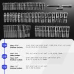 Prostormer Mechanic Tool Set, 240-Pieces Universal Household Auto Repair Tool Kit with Heavy Duty Aluminium Tool Box - Image 3