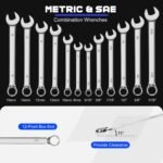 Prostormer Mechanic Tool Set, 240-Pieces Universal Household Auto Repair Tool Kit with Heavy Duty Aluminium Tool Box - Image 4