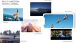 COOAU 4K 20MP Wi-Fi Action Camera External Microphone Remote Control Underwater 40M Waterproof Sport Camera Time Lapse with 2X1200mAh Batteries and 20 Accessories - Image 5
