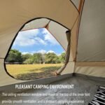 unp Camping Tent 2/3/4/6 Person Dome Tent, Easy to Set Up for Camping, Lightweight Camping Tent, Portable Camping Tent for Outdoor and Backpacking Beaches - Image 5