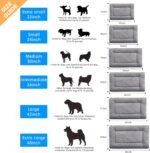 Dog Beds Crate Pad for Medium/Large Dogs Fit Metal,Ultra Soft, Washable & Anti-Slip Kennel Pad for Dogs Cozy Sleeping Mat,Gray 36inch - Image 3