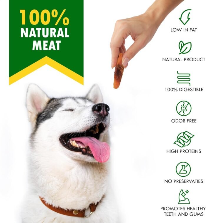 Dog Treats Sweet Potato Wrapped with Chicken 10.6 oz & Pet Natural Chew - Grain Free Dried Snacks in Bulk - Best Twists for Training Small & Large Dogs - Made for USA - Image 4