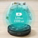 AIRROBO Robot Vacuum, 2800Pa Powerful Suction, Smart Navigation, App & Remote Control, 120 Mins Runtime, Anti-Collision & Anti-Drop, for Hard Floor/Carpet/Pet Hair - Image 3