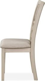 New Classic Furniture Mitchell 5-Piece Dining Set with 1 Table and 4 Chairs, Beige and Brown - Image 4