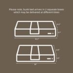 FLEXISPOT Twin Over Full Bunk Bed with Ladder,Wooden Bunk Bed with High Guardrail and Ladder for Kids, Teens, Dorm Rooms, and Guest Rooms,No Box Spring Needed,Natural - Image 5