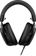 HyperX Cloud III – Wired Gaming Headset, PC, PS5, Xbox Series X|S, Angled 53mm Drivers, DTS Spatial Audio, Memory Foam, Durable Frame, Ultra-Clear 10mm Mic, USB-C, USB-A, 3.5mm – Black - Image 4