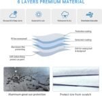 MORNYRAY Tire Covers 4 Pack,Waterproof Anti-UV Snow Sun Rain Tire Covers for RV,Truck, SUV, Trailer, Camper. - Image 3