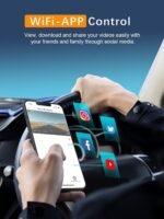 Dash Cam WiFi FHD 1080P Car Camera, Front Dash Camera for Cars, Mini Dashcams for Cars with Night Vision, 24 Hours Parking Mode, WDR, Loop Recording, G-Sensor, APP, Support 128GB Max - Image 4
