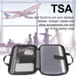 Ytonet Laptop Case, 15.6 inch TSA Laptop Sleeve Computer Bag Water Resistant Computer Case Carrying Cover Compatible for Lenovo, HP, Dell, Asus Notebook, Gifts for Men Women, Grey - Image 4