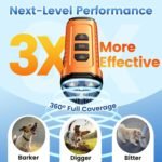 Dog Bark Deterrent Device 3X Anti Barking Device for Dogs, 5 Modes Stop Neighbors Dog Barks No More Safe for All Dogs 50FT Bark Control Indoor Outdoor with Flashlight,Dog Training Device - Image 3