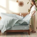 Bedsure Queen Comforter Set - 7 Pieces Floral Sage Green Soft Bedding Sets, Queen Bed in a Bag with Botanical Flowers Comforter, Sheets, Pillowcases & Shams - Image 5