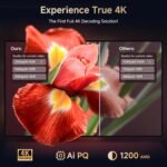 4K Projector with Netflix& Dolby Audio, 1200ANSI Auto Focus&6D Keystone Kogata Smart Projector with Built in Apps Outdoor Movie Proyector with WiFi 6 Bluetooth for Home Theater UPGRADE - Image 3
