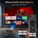 4K Projector with Netflix& Dolby Audio, 1200ANSI Auto Focus&6D Keystone Kogata Smart Projector with Built in Apps Outdoor Movie Proyector with WiFi 6 Bluetooth for Home Theater UPGRADE - Image 4