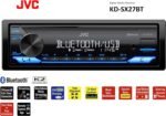 JVC KD-SX27BT Car Stereo with Bluetooth, 100W Digital Media Receiver, 1.5A USB to Charge Devices, Single DIN Head Unit, AM/FM, Aux-in, JVC Remote App - Image 3