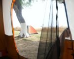KTT Extra Large Tent 6-10-12-14 Person(A),Family Cabin Tents,2 Rooms,3 Doors and 3 Windows with Mesh,Straight Wall,Waterproof,Double Layer,Big Tent for Outdoor,Picnic,Camping,Family Gathering - Image 6