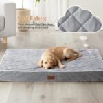 WNPETHOME Orthopedic Dog Beds for Large Dogs, Extra Large Waterproof Dog Bed with Removable Washable Cover, Egg Crate Foam Pet Bed, XL Dog Crate Bed - Image 3