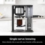 Ninja Specialty Coffee Maker, Hot & Iced Coffee, 6 Brew Styles, 8 Sizes, Small Cup to Travel Mug, 10-Cup Carafe, Fold-Away Frother, Permanent Filter, Removable Reservoir, Black, CM401 - Image 3