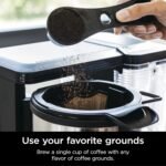 Ninja Specialty Coffee Maker, Hot & Iced Coffee, 6 Brew Styles, 8 Sizes, Small Cup to Travel Mug, 10-Cup Carafe, Fold-Away Frother, Permanent Filter, Removable Reservoir, Black, CM401 - Image 4