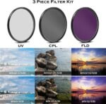 Canon EOS Rebel T7 DSLR Camera with 18-55mm is II Lens + Canon EF 75-300mm f/4-5.6 III Lens and 500mm Preset Lens + 32GB Memory + Filters + Monopod + Professional Bundle (Renewed) - Image 4