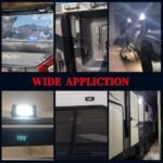 Chelhead RV Lights Exterior, 12V RV Porch Light Aluminum Low Current Led Scene Lighting Compatible with RV Outdoor Camper Trailers Truck Porches Towing 5th Wheels Utility Vehicles - Image 4