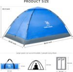 CAMEL CROWN Tents for Camping 2/3/4/5 Person Camping Dome Tent, Waterproof,Spacious, Lightweight Portable Backpacking Tent for Outdoor Camping/Hiking - Image 3
