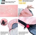 Sleeping Bag for Adults, Girls, Boys - 3 Season Warm & Cool Weather Lightweight Waterproof Camping Bag for Hiking, Outdoor Travel - Image 4