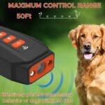 2025 Upgraded Anti Barking Device for Dogs, Ultrasonic Dog Bark Deterrent, Dog Bark Deterrent Devices, Best Anti-Barking Device, 3 Modes & LED Light Portable Indoor & Outdoor - Image 3