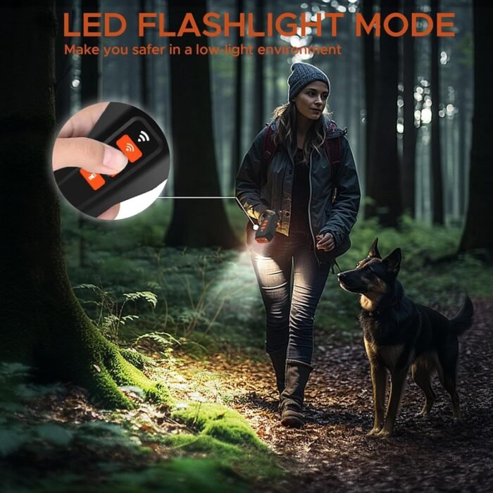 2025 Upgraded Anti Barking Device for Dogs, Ultrasonic Dog Bark Deterrent, Dog Bark Deterrent Devices, Best Anti-Barking Device, 3 Modes & LED Light Portable Indoor & Outdoor - Image 5