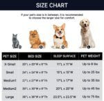 WESTERN HOME WH Calming Soft Round Dog & Cat Bed, Anti-Anxiety Donut Cuddler Warming Cozy Fluffy Faux Fur Plush Cushion Bed for Small Medium Dogs and Cats (20"/24"/27"/30"), Light Grey - Image 5