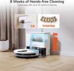 ILIFE A12 Pro Robot Vacuum and Mop Combo, Self Emptying Station for 60 Days, LiDAR Navigation, Home Mapping, No-Go Zones, 2.4G WiFi/App/Alexa/Remote Control, for Hard Floors, 110V - Image 4