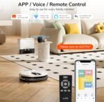 ILIFE A12 Pro Robot Vacuum and Mop Combo, Self Emptying Station for 60 Days, LiDAR Navigation, Home Mapping, No-Go Zones, 2.4G WiFi/App/Alexa/Remote Control, for Hard Floors, 110V - Image 6