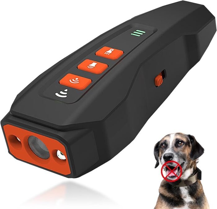 2025 Upgraded Anti Barking Device for Dogs, Ultrasonic Dog Bark Deterrent, Dog Bark Deterrent Devices, Best Anti-Barking Device, 3 Modes & LED Light Portable Indoor & Outdoor - Image 2