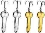 4Pcs Funny Fishing Lures for Freshwater and Saltwater Top Water Bass Fishing Lures Freshwater Saltwater Fishing Lures for Bass Swimbaits Bass Fishing Gear Fishing Gifts for Men Fishing Accessories - Image 2