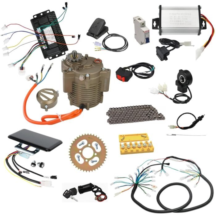 72V 1000W Brushless Electric Motor with Gearbox and Speed Controller Kit – Perfect for Electric Dirt Bike, Go Kart, Golf Cart, ATV, Drift Trikes and E-Bike - Image 2
