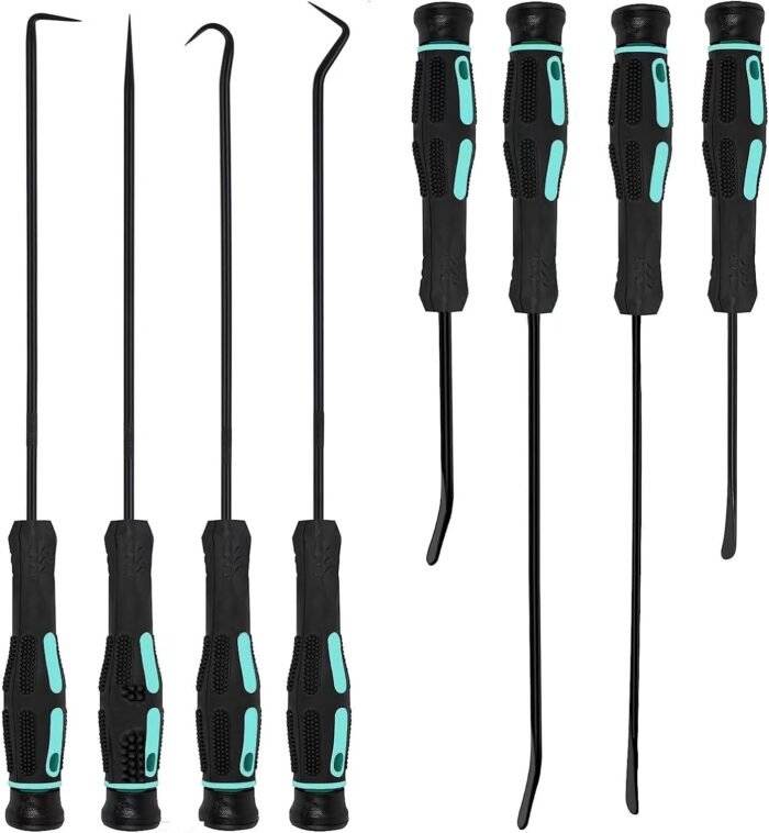 8PCS Pick and Hook Set, Pick Tool Set for Car Auto Oil Seal/O-Ring Seal Gasket Pick Mini Hooks Puller Remover - Image 2