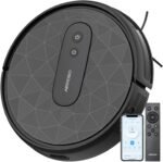 AIRROBO Robot Vacuum, 2800Pa Powerful Suction, Smart Navigation, App & Remote Control, 120 Mins Runtime, Anti-Collision & Anti-Drop, for Hard Floor/Carpet/Pet Hair - Image 2