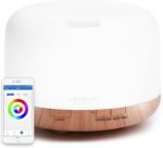 ASAKUKI Smart Wi-Fi Essential Oil Diffuser, App and Voice Control Compatible with Alexa, 500ml Aromatherapy Humidifier for Relaxing Atmosphere in Home Office Bedroom Gold - Image 2