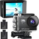 Action Camera 1080P 30fps Sports Camera 40m/131ft Underwater Waterproof with 2 Batteries and Multi-Function Accessory - Image 2