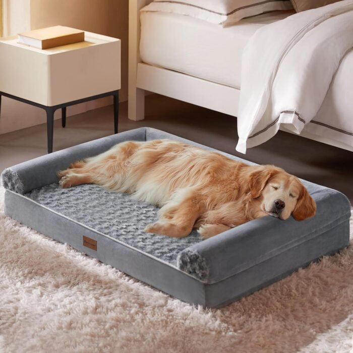 BFPETHOME Dog Beds for Large Dogs, Orthopedic Dog Bed for Medium Large Dogs,Big Waterproof Couch Pet Bed with Removable Washable Cover - Image 2