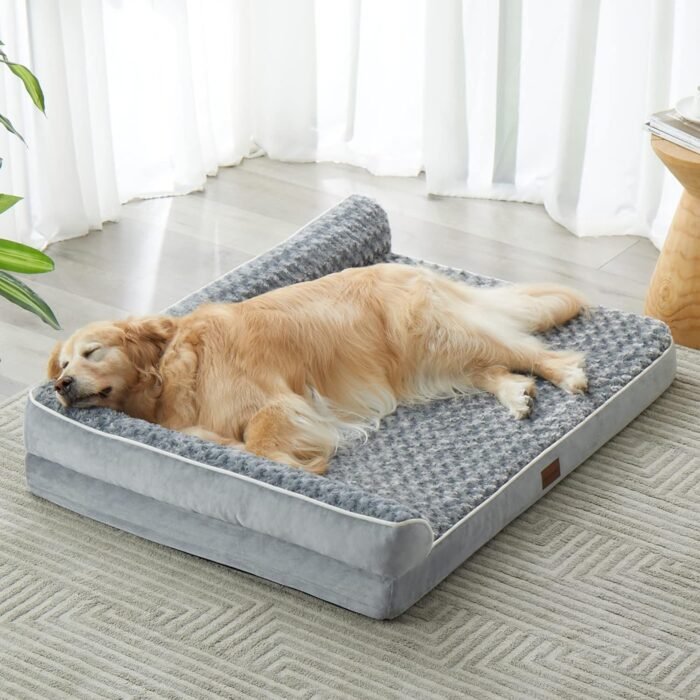 BFPETHOME Orthopedic Dog Bed for Large Dogs-Big Waterproof Sofa Dog Bed with Removable Washable Cover, Washable Pet Bed with Waterproof Lining and Nonskid Bottom,Pet Bed for Large Dogs - Image 2