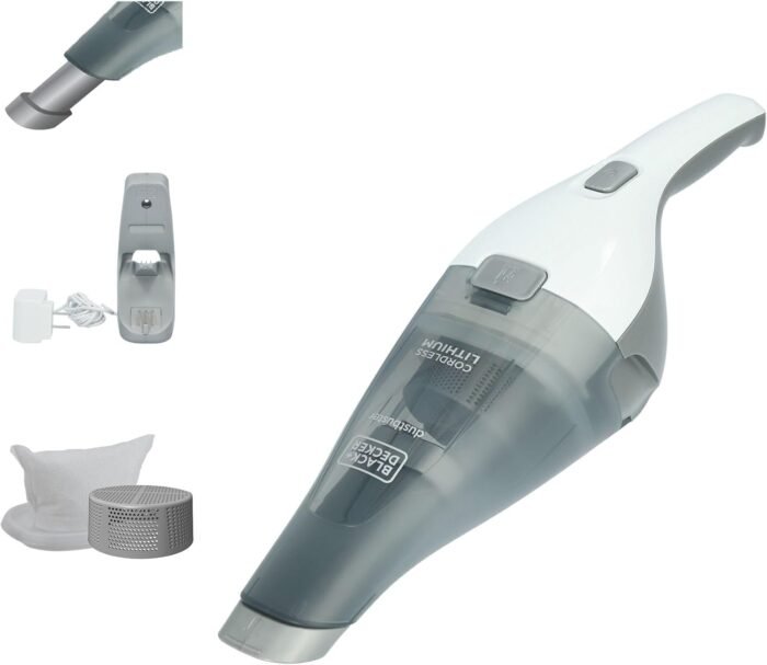 BLACK+DECKER dustbuster QuickClean Cordless Handheld Vacuum, Car Vacuum Portable (HNVC215B10) - Image 2