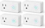 BN-LINK WiFi Heavy Duty Smart Plug Outlet, No Hub Required with Timer Function, White, Compatible with Alexa and Google Assistant, 2.4 Ghz Network Only (4 Pack) - Image 2