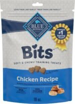 Blue Buffalo Bits Soft Dog Treats for Training, Made With Natural Ingredients & Enhanced with DHA, Chicken Recipe, 19-oz Bag - Image 2