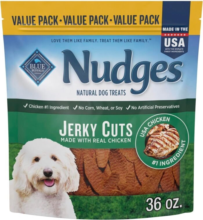 Blue Buffalo Nudges Jerky Cuts Natural Dog Treats Chicken - Image 2